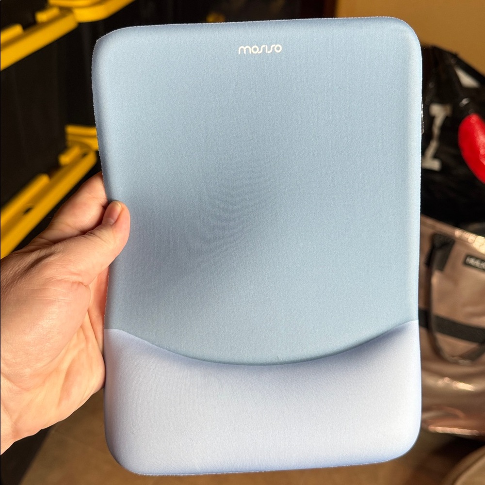 NWOT Mosiso Ergonomic Mouse Pad w/ Wrist Rest Memory Foam Mouse Mat Blue - Picture 6 of 8